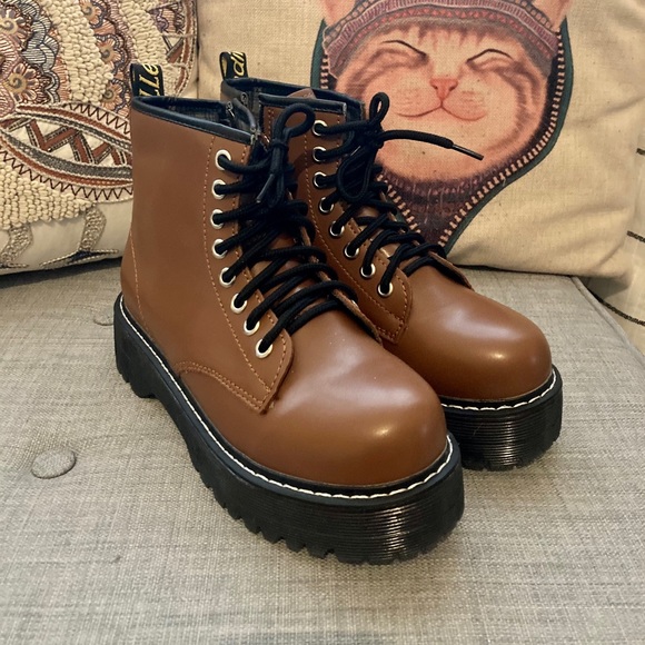 Shoes - •Platform Combat Boots•